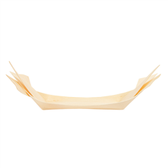 MINI RÉCIPIENTS POUR MISE EN BOUCHE 16,5x5,5x0,8 CM NATUREL BOIS (200 UNITÉ)