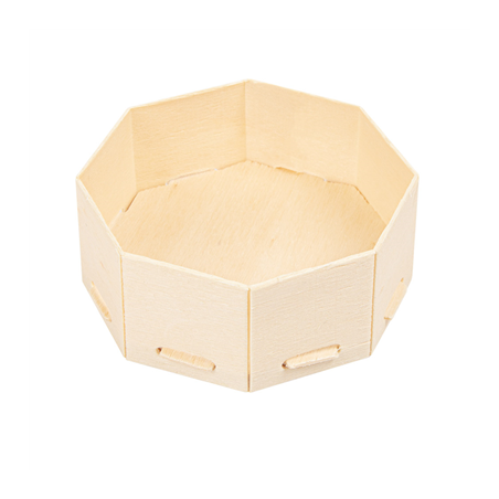 Image MINI RÉCIPIENTS POUR MISE EN BOUCHE  8x8x3,5 CM NATUREL BOIS (200 UNITÉ) #1