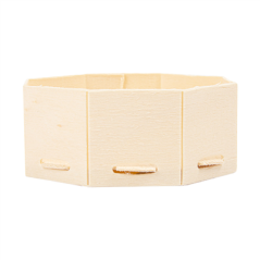 MINI RÉCIPIENTS POUR MISE EN BOUCHE 8x8x3,5 CM NATUREL BOIS (200 UNITÉ)