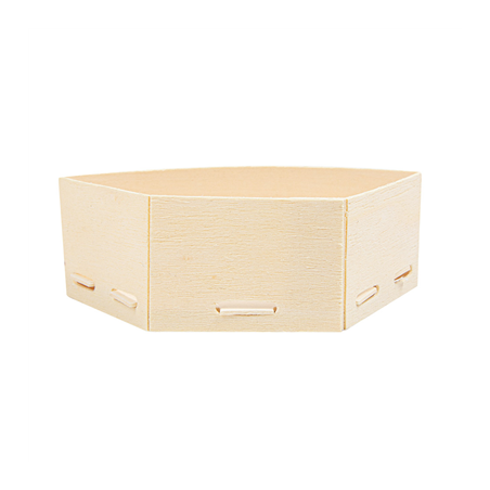 MINI RÉCIPIENTS POUR MISE EN BOUCHE  10,5x6,2x3,5 CM NATUREL BOIS (200 UNITÉ)