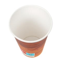 Image GOBELETS BOISSONS CHAUDES 1 PAROI 'ARIZONA' 210 ML 210 + 18 PE G/M2 Ø7/4,5x9,5 CM MARRON CARTON (1000 UNITÉ) #3