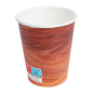 Image GOBELETS BOISSONS CHAUDES 1 PAROI 'ARIZONA' 240 ML 280 + 18 PE G/M2 Ø8/5,6x9,2 CM MARRON CARTON (1000 UNITÉ) #1