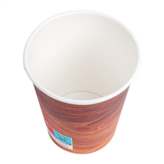 Image GOBELETS BOISSONS CHAUDES 1 PAROI 'ARIZONA' 240 ML 280 + 18 PE G/M2 Ø8/5,6x9,2 CM MARRON CARTON (1000 UNITÉ) #3