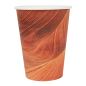 Image GOBELETS BOISSONS CHAUDES 1 PAROI 'ARIZONA' 360 ML 300 + 18 PE G/M2 Ø9/6x11 CM MARRON CARTON (900 UNITÉ) #2