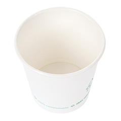 Image GOBELETS BOISSONS FROIDES ET CHAUDES 1 PAROI 120 ML 230 G/M2 Ø6,3/4,5x6 CM BLANC CARTON (1000 UNITÉ) #3