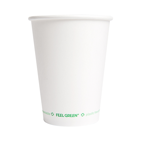 GOBELETS BOISSONS FROIDES ET CHAUDES 1 PAROI 360 ML 300 G/M2 Ø9/6x11 CM BLANC CARTON (1000 UNITÉ)