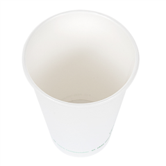 Image GOBELETS BOISSONS FROIDES ET CHAUDES 1 PAROI 480 ML 300 G/M2 Ø9/6x13,2 CM BLANC CARTON (1000 UNITÉ) #3