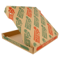 Image BOÎTES PIZZA MICROCANNELURE 100% VIERGE  310 G/M2 26x26x3,5 CM NATUREL CARTON (100 UNITÉ) #3