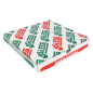 Image BOÎTES PIZZA MICROCANNELURE 100% VIERGE  340 G/M2 24x24x3 CM BLANC CARTON (100 UNITÉ) #1