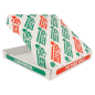 Image BOÎTES PIZZA MICROCANNELURE 100% VIERGE  340 G/M2 26x26x3,5 CM BLANC CARTON (100 UNITÉ) #3