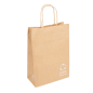 Image SACS SOS AVEC ANSES  80 G/M2 20+10x29 CM NATUREL KRAFT (250 UNITÉ) #1