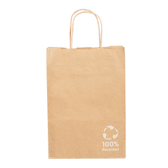 Image SACS SOS AVEC ANSES  80 G/M2 20+10x29 CM NATUREL KRAFT (250 UNITÉ) #3