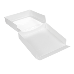 Image RÉCIPIENTS SUSHI+FÊNETRE 'THEPACK' 230 G/M2 + OPP 23x23x5 CM BLANC CARTON ONDULÉ NANO-MICRO (300 UNITÉ) #6