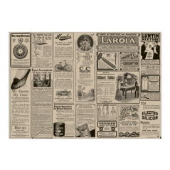 Image SETS DE TABLE XL - RECYCLÉS 'TIMES' 48 G/M2 35x50 CM NATUREL PAPIER (2000 UNITÉ) #1