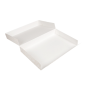 Image BOÎTES CATERING, PLATE 'THEPACK DAMASCO' 310 G/M2 28x42x6 CM BLANC CARTON ONDULÉ NANO-MICRO (100 UNITÉ) #5