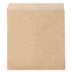 Image PAPIER INGRAISSABLES OUVERT 2 CÔTÉS 'GRILL&GO' 38 GR/M2 16x16,5 CM NATUREL KRAFT (500 UNITÉ) #1
