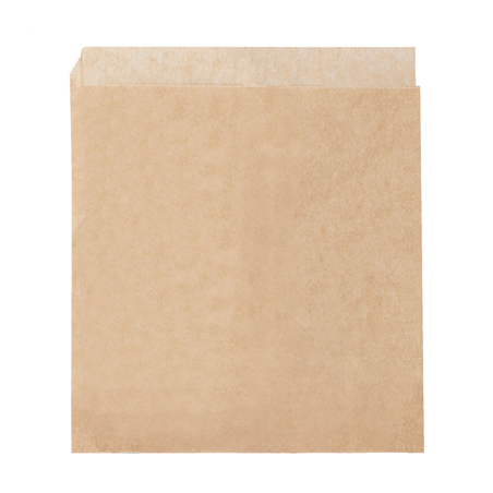 Image PAPIER INGRAISSABLES OUVERT 2 CÔTÉS 'GRILL&GO' 38 GR/M2 16x16,5 CM NATUREL KRAFT (500 UNITÉ) #1