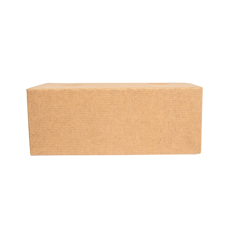 BOÎTES REPAS À EMPORTER 'THEPACK' 1 L 240 G/M2 11x18x7 CM NATUREL CARTON ONDULÉ NANO-MICRO (300 UNITÉ)
