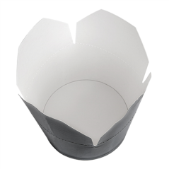 Image RÉCIPIENTS SALADIERS 1000 ML 305 + 18 PE G/M2 Ø12,3x8,5 CM NOIR CARTON (300 UNITÉ) #4