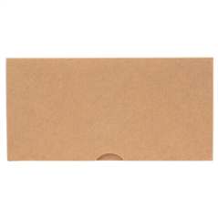 BOÎTES PATISSERIES SANS FENÊTRE 'THEPACK' 240 G/M2 16x16x8 CM NATUREL CARTON ONDULÉ NANO-MICRO (200 UNITÉ)