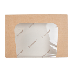 Image RÉCIPIENTS SUSHI+FÊNETRE ECO 'THEPACK' 220 G/M2 17,5x12x4,5 CM NATUREL CARTON ONDULÉ NANO-MICRO (400 UNITÉ) #3