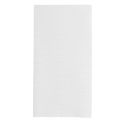 Image SERVIETTES P. 1/8  55 G/M2 50x50 CM BLANC AIRLAID (400 UNITÉ) #1
