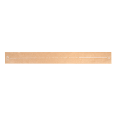 Image BANDE SANITAIRE DEGRADABLE "WC" 48 G/M2 62x6,5 CM NATUREL KRAFT (1000 UNITÉ) #1