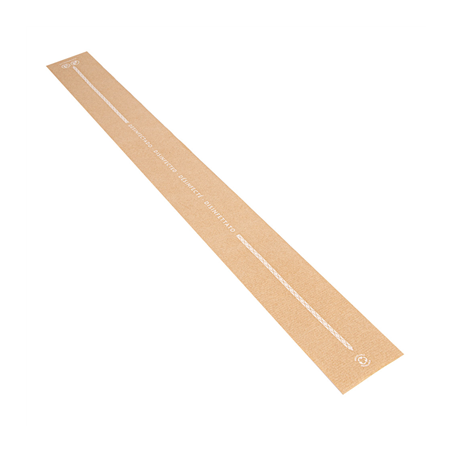 BANDE SANITAIRE DEGRADABLE "WC"  48 G/M2 62x6,5 CM NATUREL KRAFT (1000 UNITÉ)