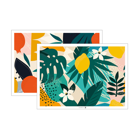 Image SETS DE TABLE OFFSET 'AMALFI' 70 G/M2 31x43 CM QUADRICHROMIE PAPIER (2000 UNITÉ) #1