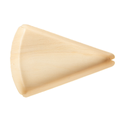 Image BARQUETTES TRIANGULAIRES 'WOOD'  21x14x2,5 CM NATUREL BOIS (50 UNITÉ) #3