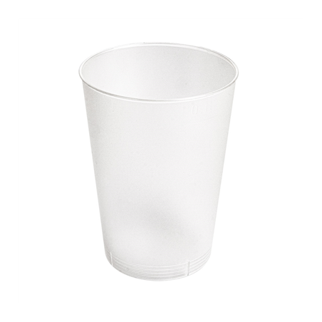 Image VERRES RÉUTILISABLES 100 ML Ø 5,4/4x7,7 CM TRANSPARENT PP (1400 UNITÉ) #1