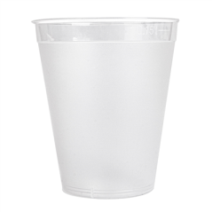 VERRES RÉUTILISABLES 150 ML Ø 6,5/4,2x7,5CM TRANSPARENT PP (1000 UNITÉ)