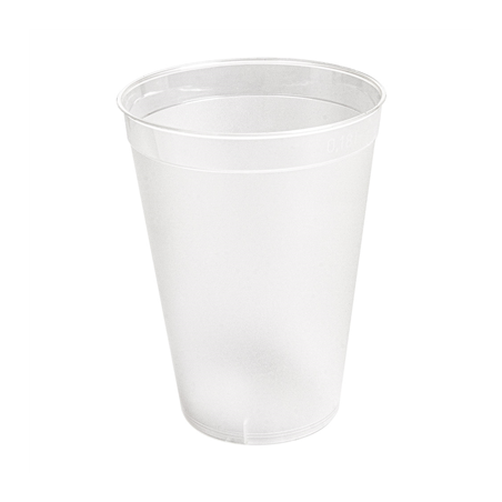 Image VERRES RÉUTILISABLES 180 ML Ø 6,7/4,3x8,7 CM TRANSPARENT PP (960 UNITÉ) #1