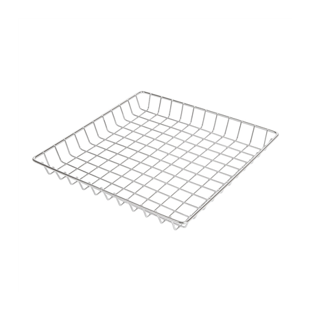 Image BASKET RECTANGULAIRE 'ARTINOX'  23x23x2,5 CM ARGENTE INOX (1 UNITÉ) #1