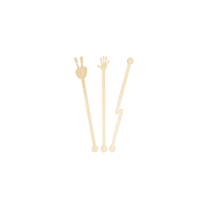 AGITATEURS ASSORTIES 14 CM NATUREL BAMBOU (100 UNITÉ) AGITATEURS ASSORTIES 14 CM NATUREL BAMBOU (100 UNITÉ)