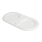 Image COUVERCLES LUNCH BOX 'BIONIC' 800 ML 24,8x12,5x1,4 CM BLANC BAGASSE (500 UNITÉ) #1