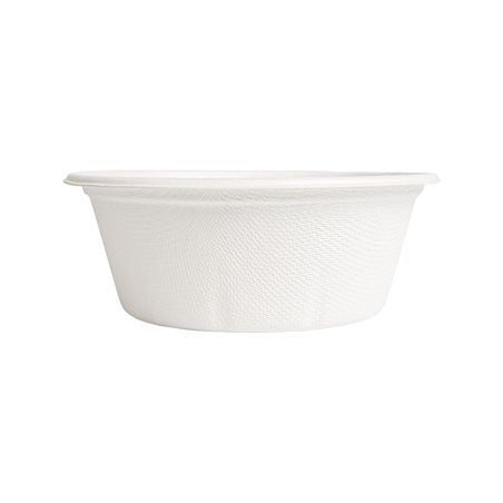 POTS 'BIONIC' 280 ML Ø 11,6x4,4 CM BLANC BAGASSE (500 UNITÉ)