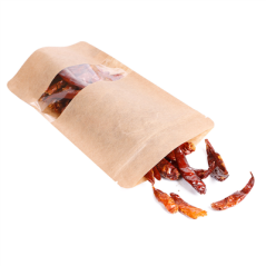 Image SACS AUTO-FERMETURE 250 GR 45 + 13 PET + 27 CPP G/M2 13+3,5x22,5 CM NATUREL KRAFT (500 UNITÉ) #4