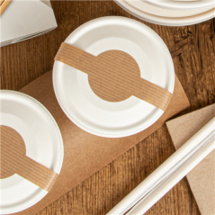 Image BAGUE AUTOCOLLANTE  4x20 CM NATUREL KRAFT (250 UNITÉ) #4