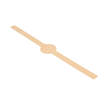 BAGUE AUTOCOLLANTE  4x30 CM NATUREL KRAFT (250 UNITÉ)