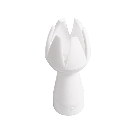 Image BUSE POUR SIPHON CRÈME, TULIPE   BLANC PP (50 UNITÉ) #1