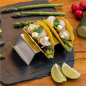 Image RACK POUR 2/3 TACOS 'ARTINOX'  16,5x8x3,5 CM ARGENTE INOX (12 UNITÉ) #4