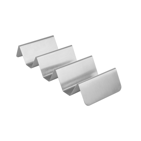 Image RACK POUR 3/4 TACOS 'ARTINOX'  20,5x8x3,5 CM ARGENTE INOX (12 UNITÉ) #1