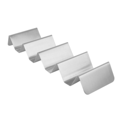Image RACK POUR 4/5 TACOS 'ARTINOX'  25,5x8x3,5 CM ARGENTE INOX (12 UNITÉ) #1