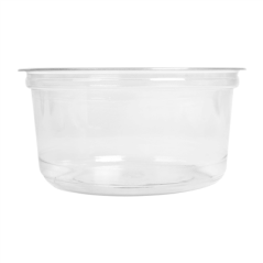 POTS TRAITEUR 375 ML Ø11,7x6 CM TRANSPARENT RPET (576 UNITÉ)