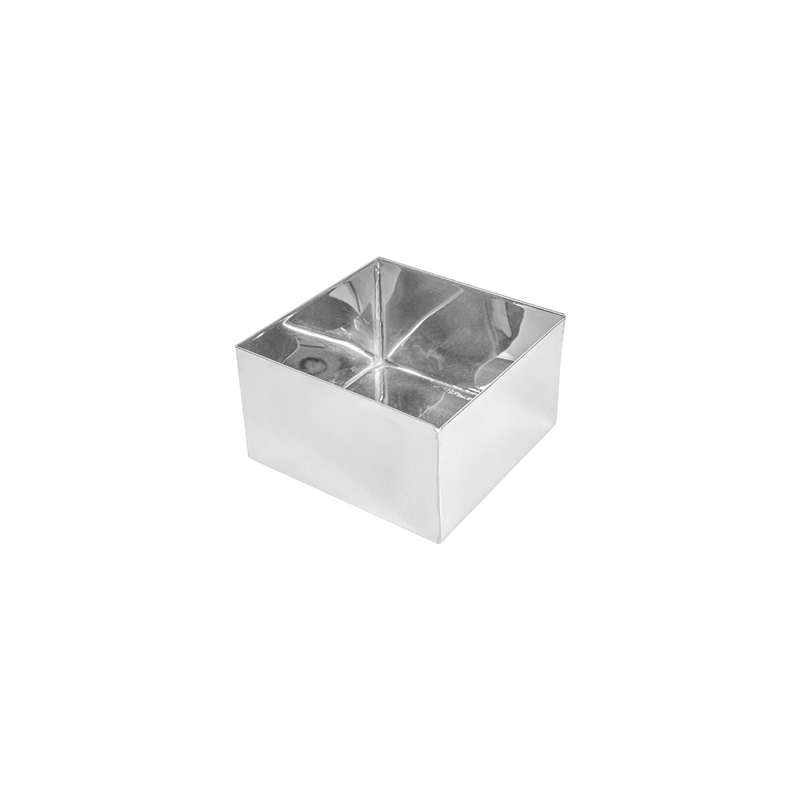 BOÎTE POUR BUFFET 'ARTINOX' 12x12x7 CM ARGENTE INOX (1 UNITÉ) BOÎTE POUR BUFFET 'ARTINOX' 12x12x7 CM ARGENTE INOX (1 UNITÉ)