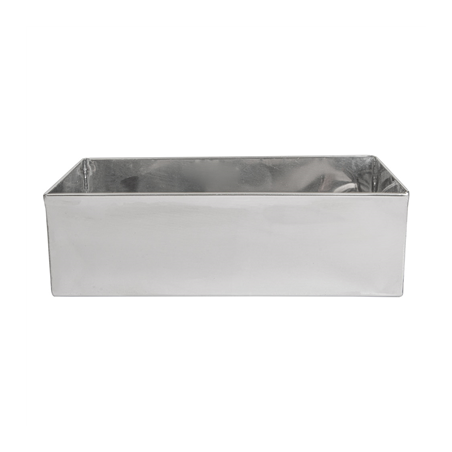 BOÎTE POUR BUFFET 'ARTINOX'  26,3x13x8 CM ARGENTE INOX (1 UNITÉ)