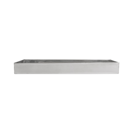 BOÎTE POUR BUFFET 'ARTINOX'  38,3x12,3x4 CM ARGENTE INOX (1 UNITÉ)
