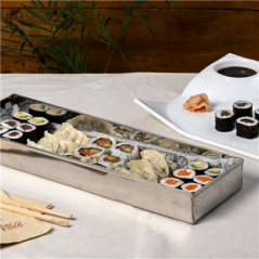 Image BOÎTE POUR BUFFET 'ARTINOX'  38,3x12,3x4 CM ARGENTE INOX (1 UNITÉ) #4