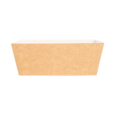 MOULES CUISSON PÂTISSERIE  230 G/M2 11,5x6,5x5 CM NATUREL KRAFT (300 UNITÉ)